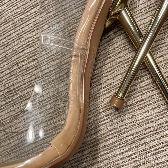 Fashion Nova clear Heels size 6.5 - Picture 16 of 16